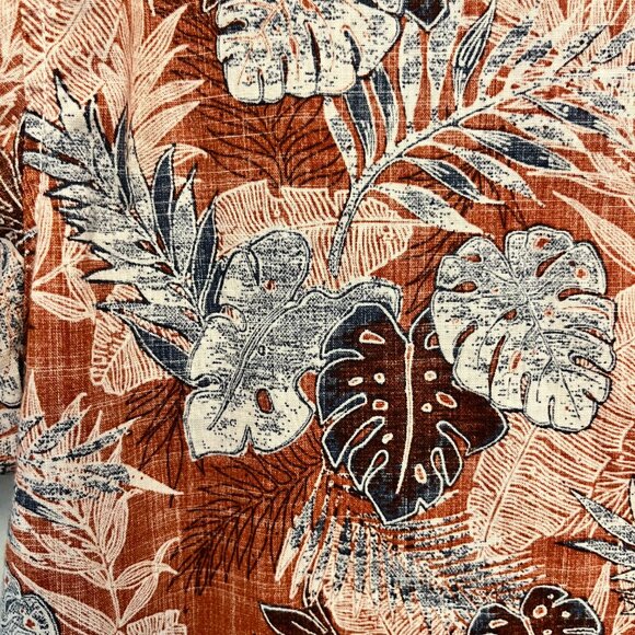 RedHead Tropical Short Sleeve Casual Button Down Shirt, Size XL - Picture 5 of 9